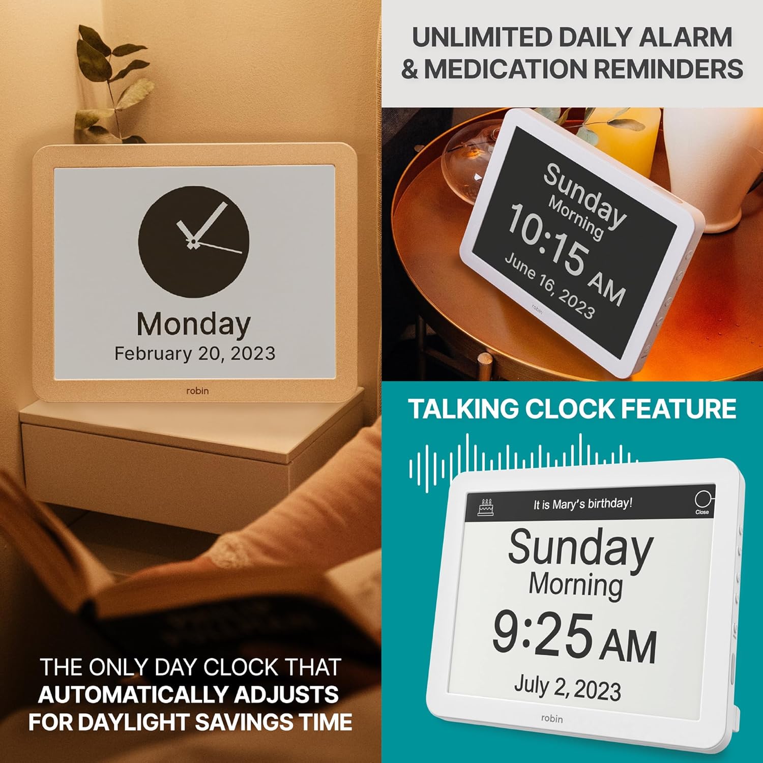 Robin Day Clock